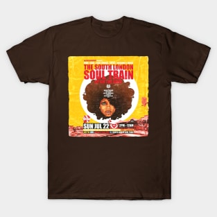 POSTER TOUR - SOUL TRAIN THE SOUTH LONDON 23 T-Shirt